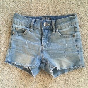 Justice Girls jean shorts
